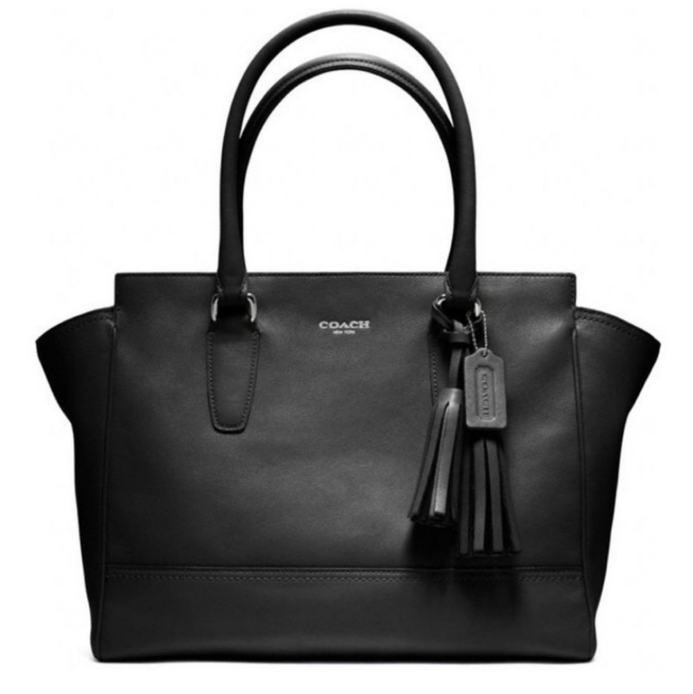 Coach Legacy Candice Leather Shoulder Tote Bag